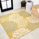 preview thumbnail 91 of 119, JONATHAN Y Marvao Modern Floral Textured Weave Indoor/Outdoor Area Rug