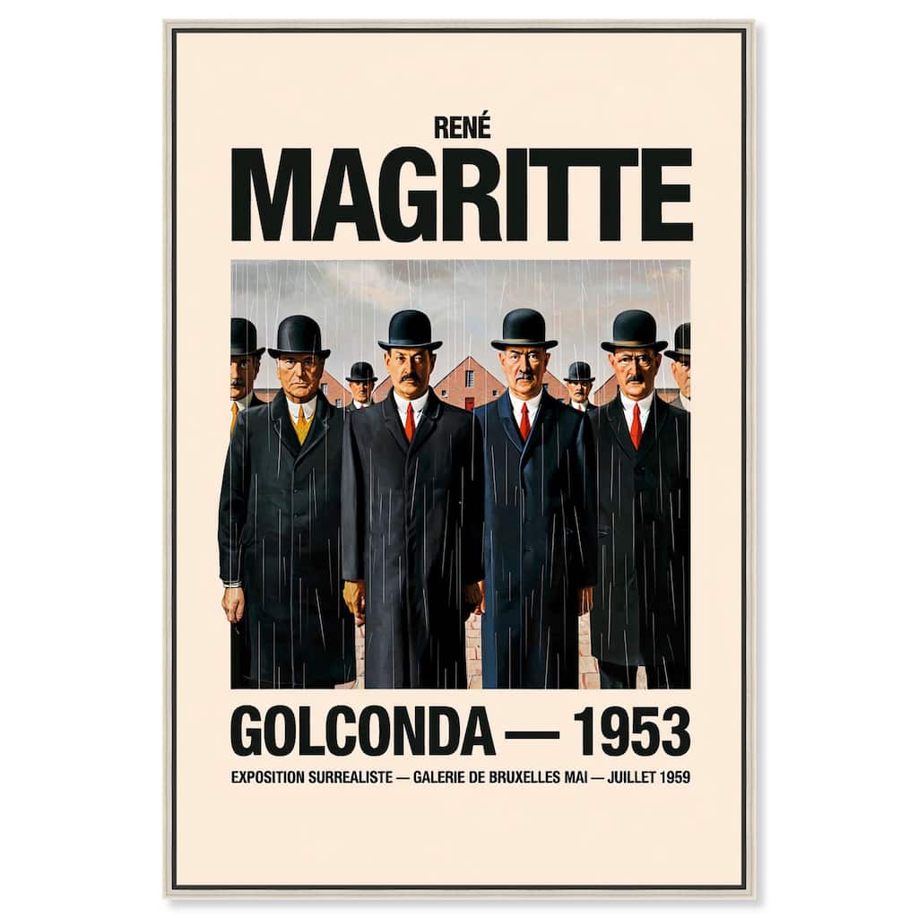 Falling Men of Golconda Canvas by Art Remedy