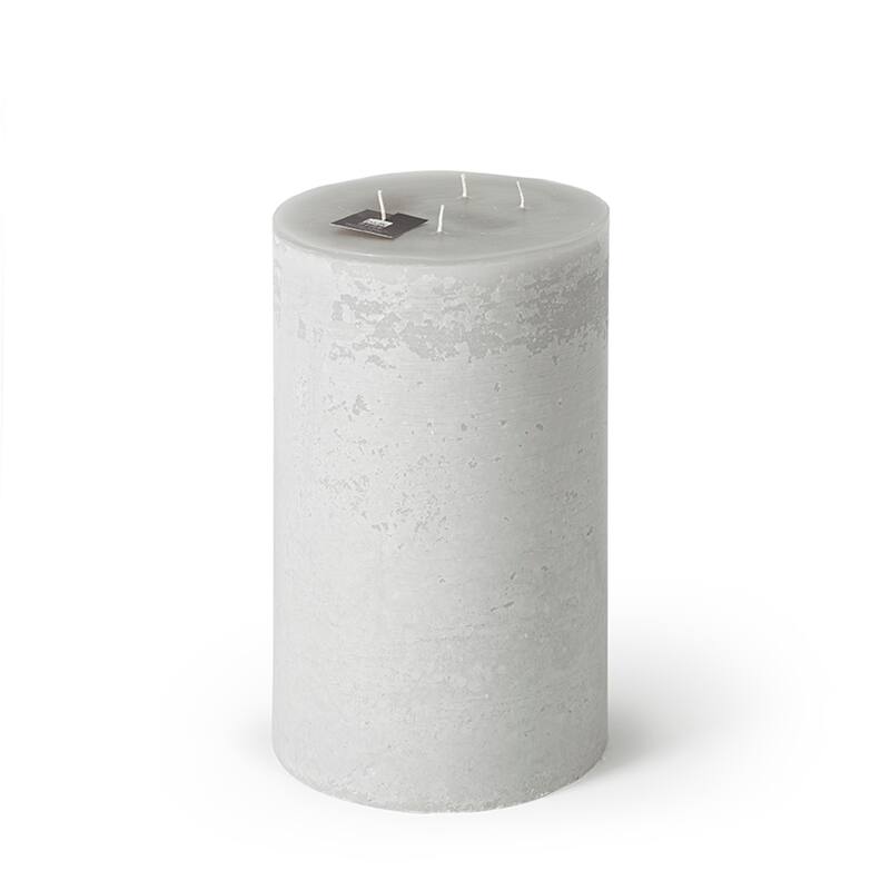 Pillar 4-Wick Super Candle 7.5"x11.8" Linen- ST