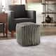 Option Dark Grey Channel Furry Fabric