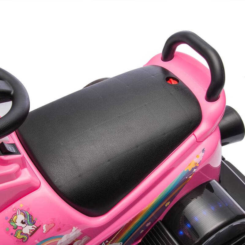 360° Rotating Bumper Car for Kids with LED Wheels and Dual Motors