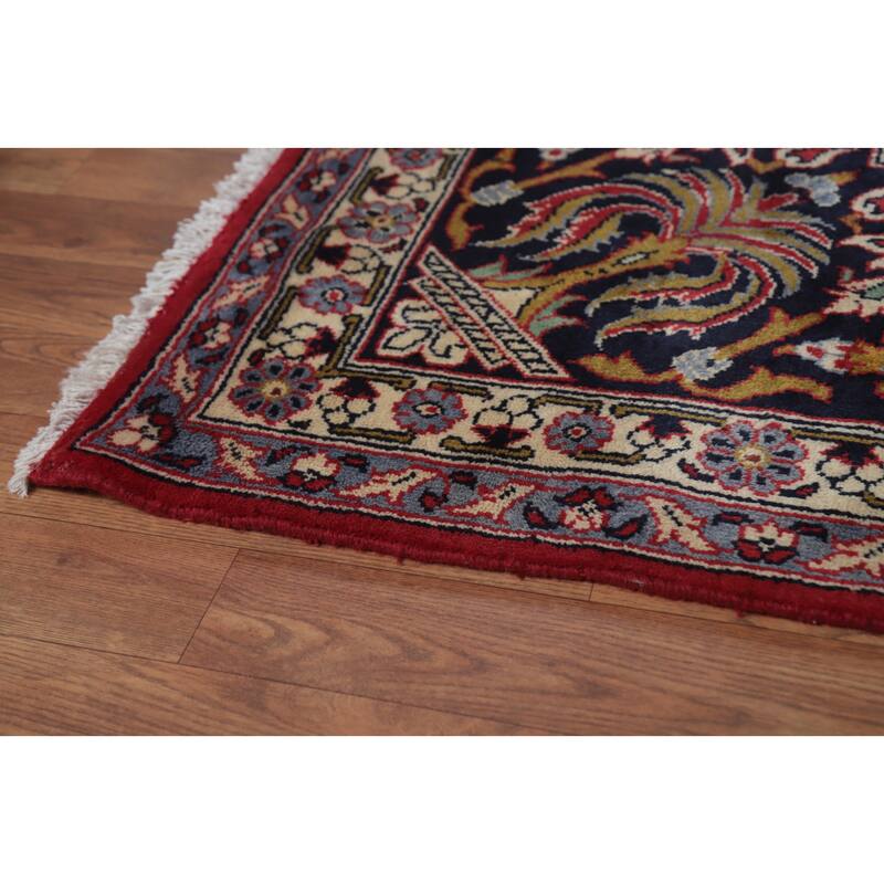 Hand Knotted Oriental 100% Wool Carpet Traditional Floral Red Najafabad Area Rug - 16' 2'' X 10' 3''