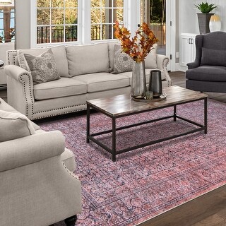 Oriental Vintage Medallion Indoor Area Rug or Runner by Superior