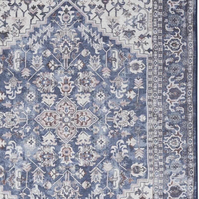 Civa Power Loomed Distressed Floral Area Rug By HomeRoots - 72' X '48' X '0.28
