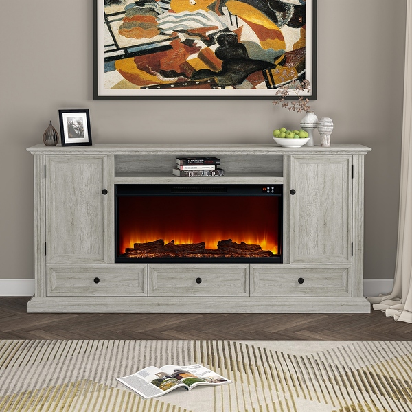 72 fireplace tv stand discount