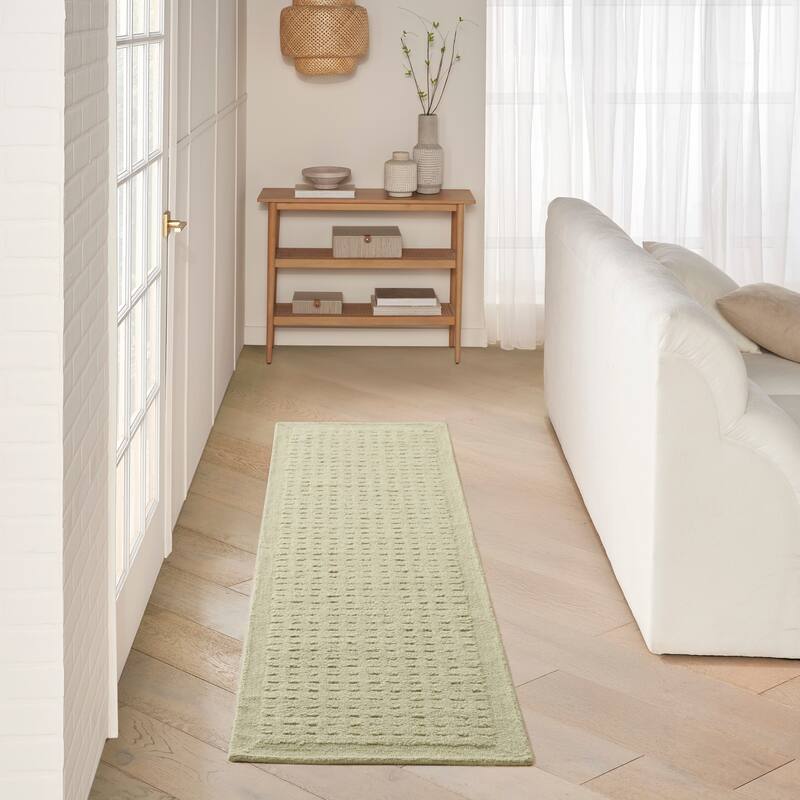 DKNY Pure Grids Indoor only Geometric Area Rug