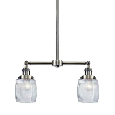 Innovations Lighting Colton 2 Light 22" Wide Linear Chandelier