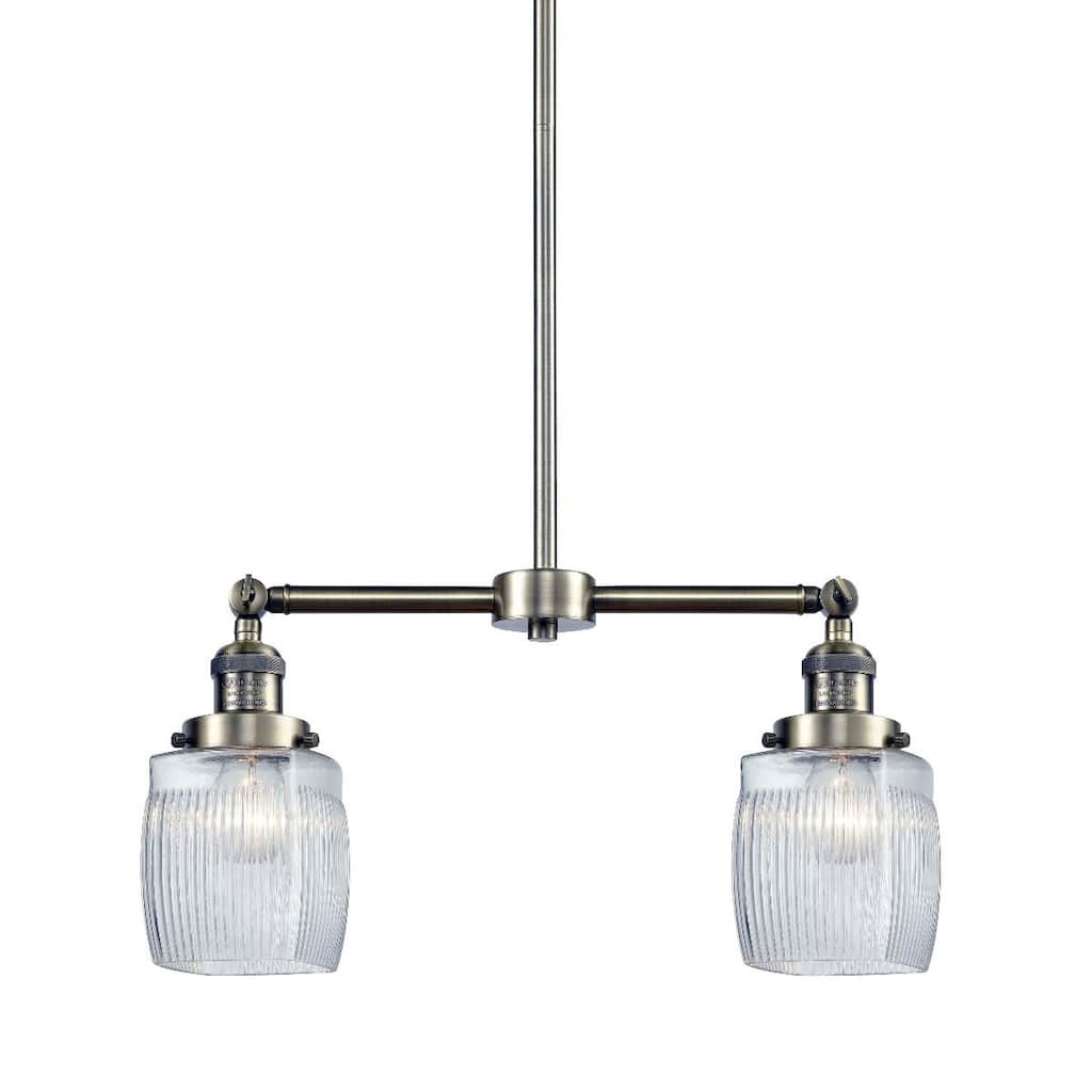 Innovations Lighting Colton 2 Light 22" Wide Linear Chandelier