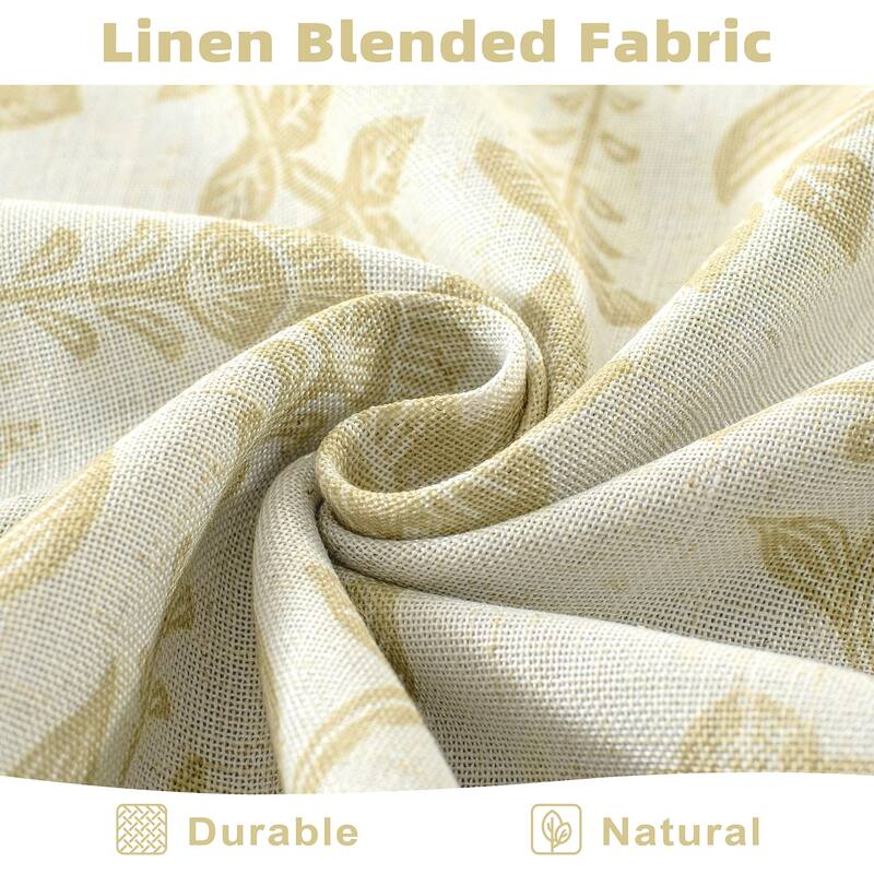 DriftAway Twyla Linen Blend Blackout Valance