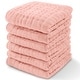 preview thumbnail 52 of 134, Baby Washcloths Muslin Cotton, Large 10"x10" by Comfy Cubs Pack of 6 - Lace