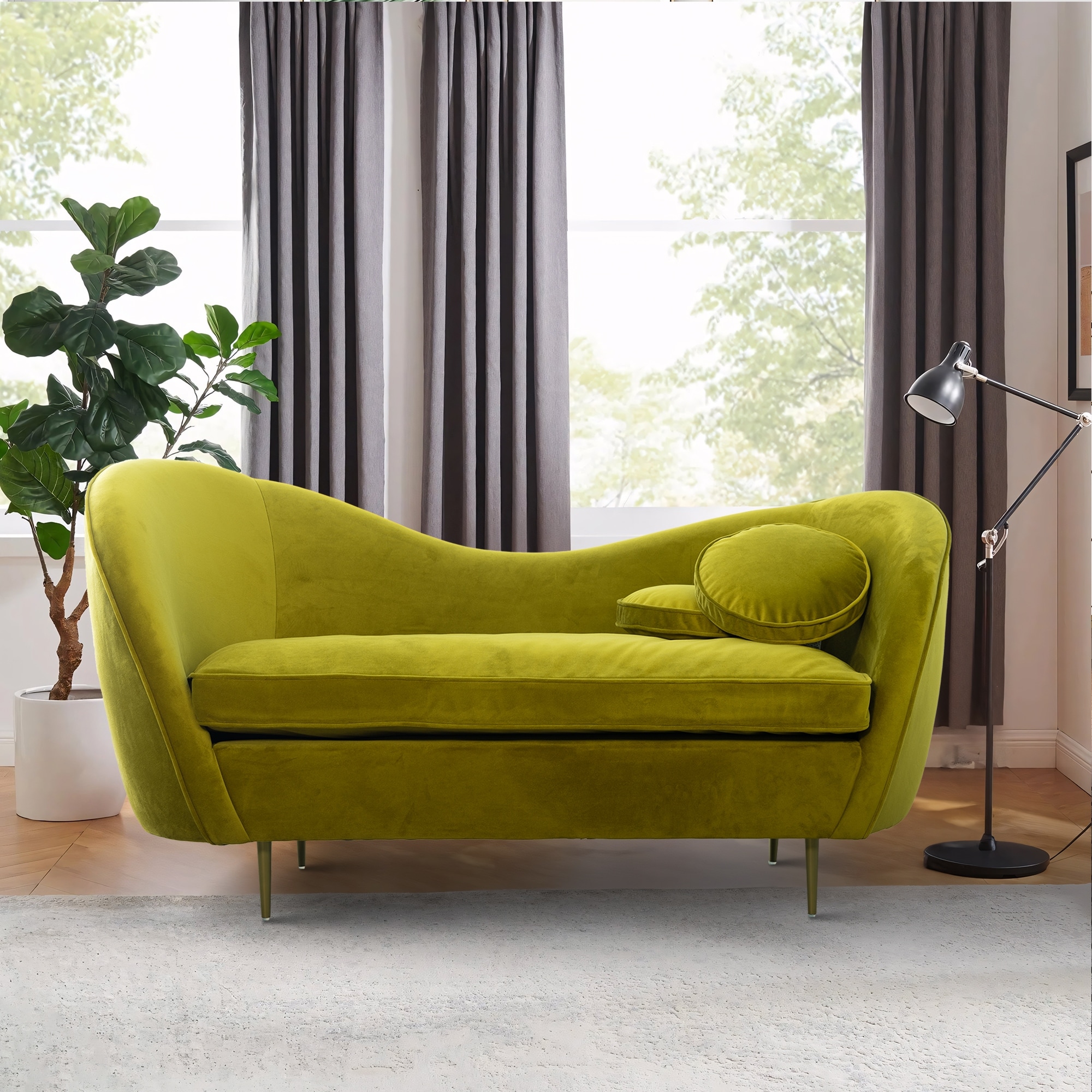 Yellow 2 sales seater sofas