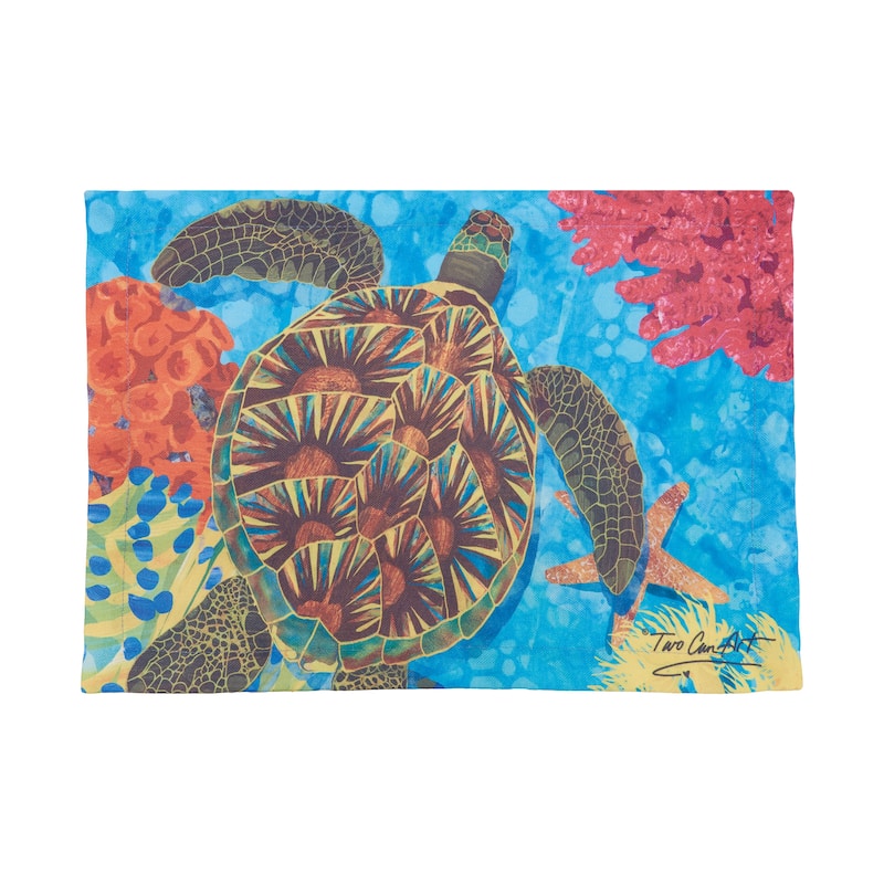 Turtle Printed Placemat Set of 6 - Set of 6