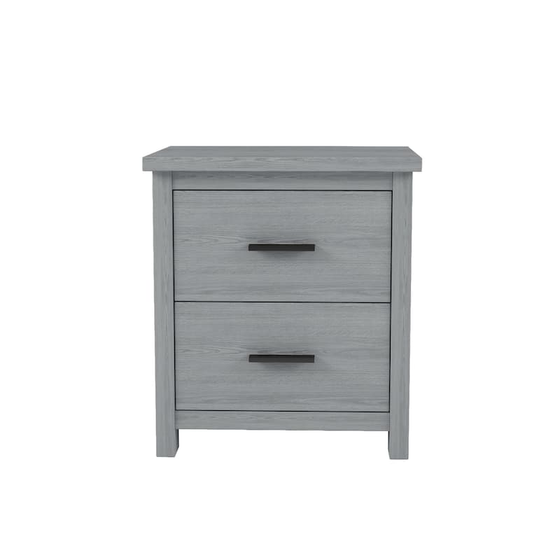 Vintage Two Drawer Nightstand