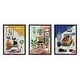 preview thumbnail 9 of 11, Kate and Laurel Sylvie Chill Out Framed Canvas Art Set by Rachel Lee