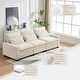 preview thumbnail 6 of 34, Modern Comfy Chenille L Shaped Sectional Sofa