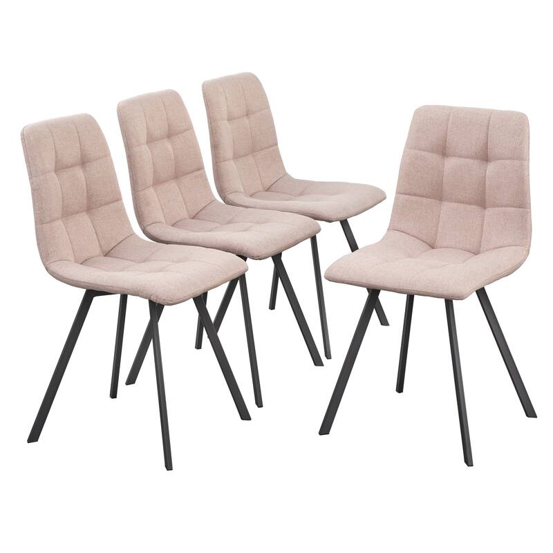 Simple Living Rho Upholstered Dining Chairs (Set of 4)
