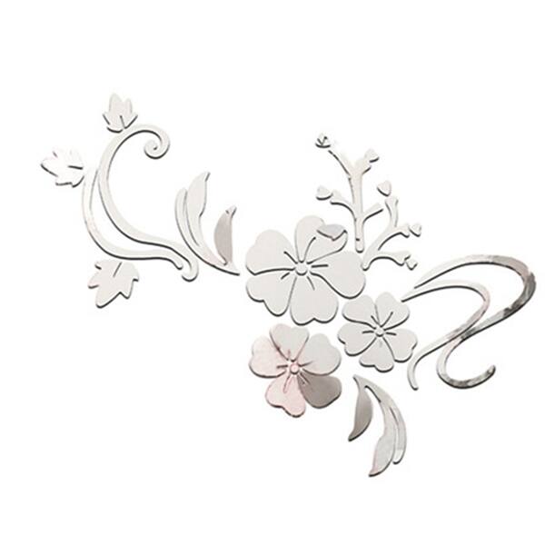 Papier Peint Floral 3D N6004 – Autocollant Mural Amovible – Multicolore