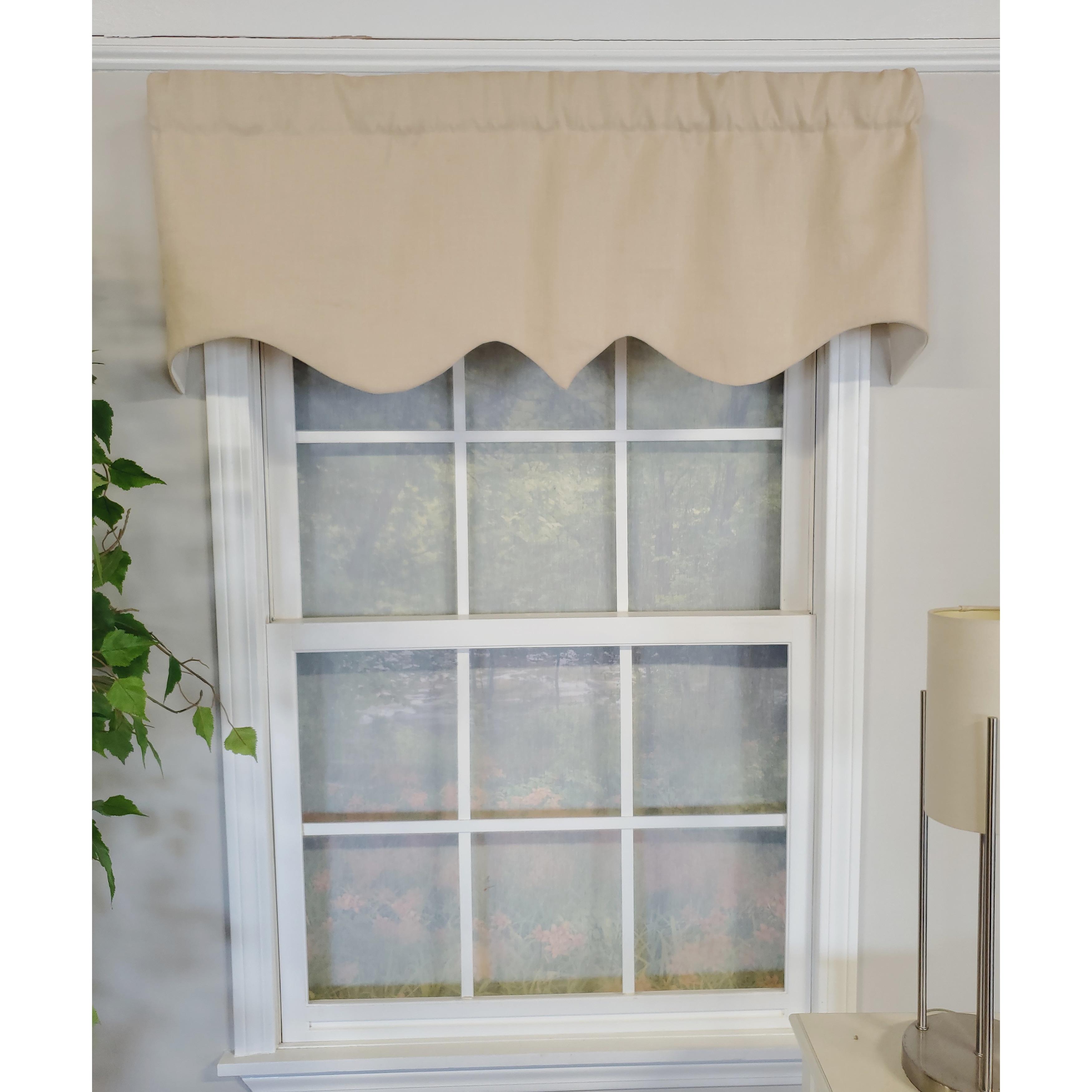 Slub Duck Regal Valance