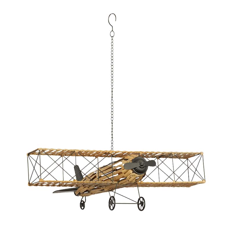 Tan Iron Rustic Sculpture Transportation 10 x 31 x 28 - 31 x 28 x 10