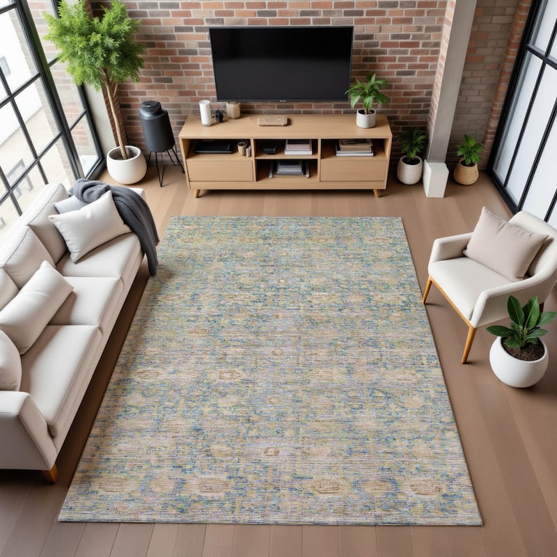 Premium Washable Super Soft Vintage Traditional Mayfield Rug