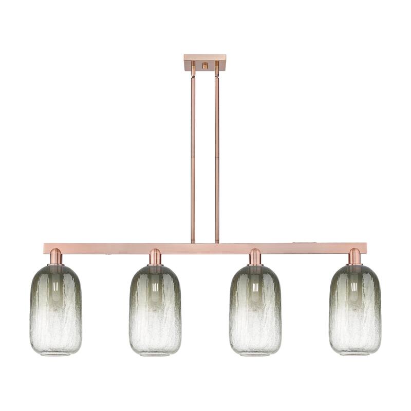Innovations Lighting Urban Downtown - Brookhaven Cloche - 4 Light 48" Stem Hung Island Light
