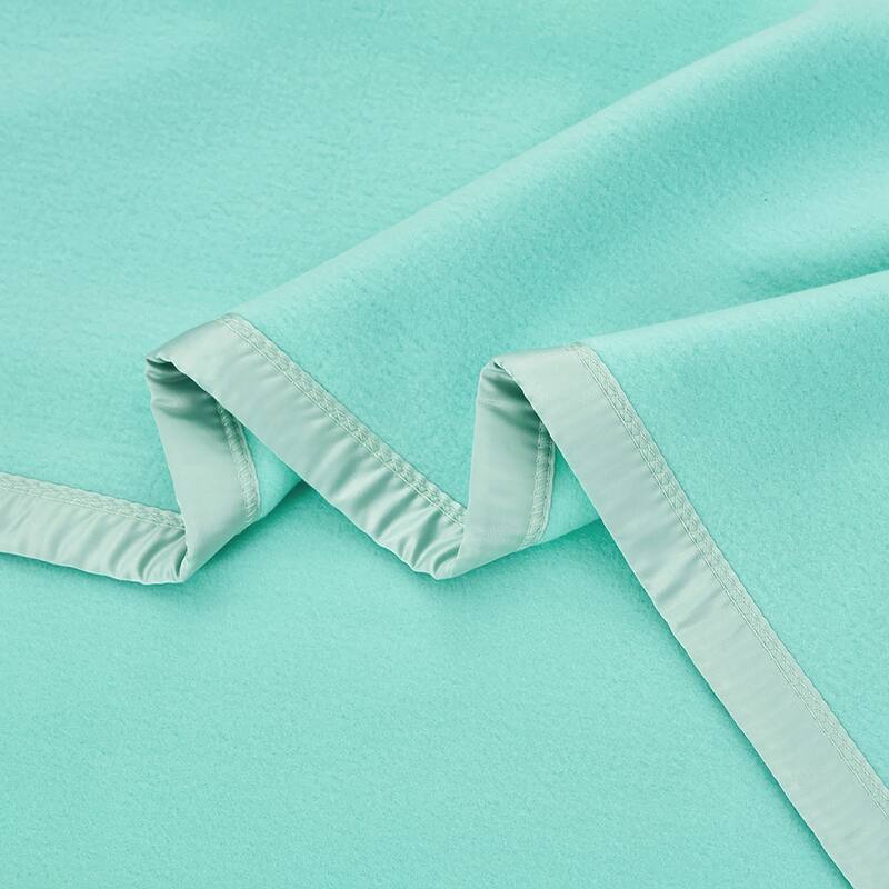Microfleece Blanket with Satin Binding T/Q/K Size