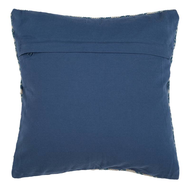 SAFAVIEH Home Collection Merly Indigo 18-inch Square Decorative Pillow