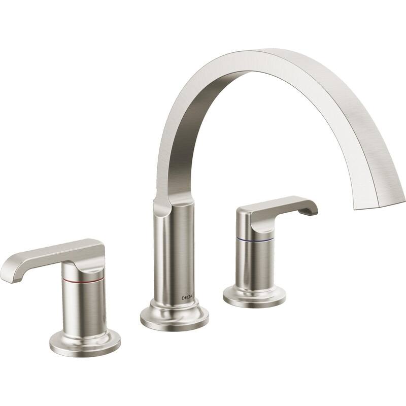 Delta T2788-LHP Tetra Tub Deck Mounted Roman Tub Filler