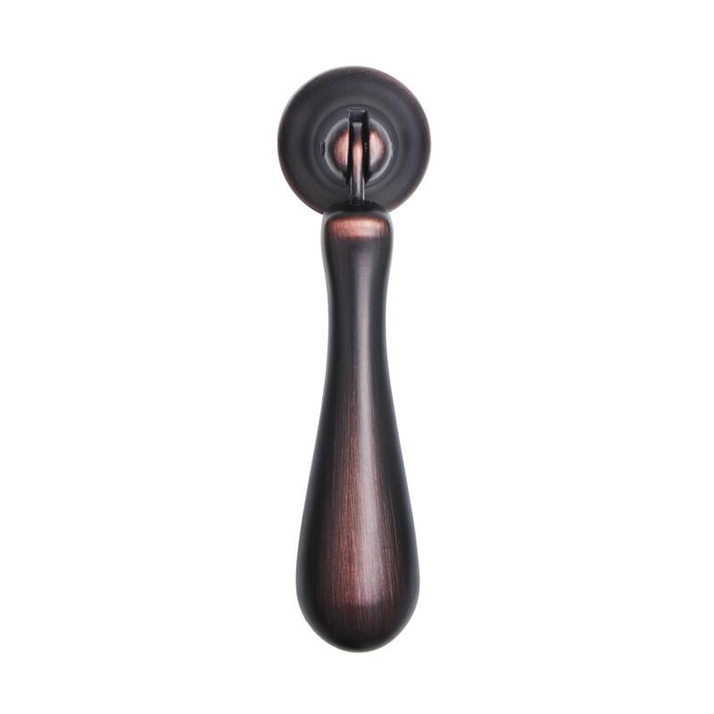 Utopia Alley Danbury Cabinet Ring Pull Knob - Vintage Cabinet Oil Rubbed Bronze Hardware with Hand, 3.0"