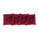preview thumbnail 1 of 1, West Alabama Tigers Red Cornhole Bags All-Weather Resin Filled