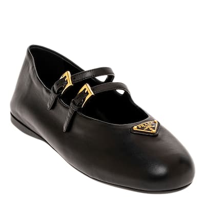 Prada Nappa Leather Ballerinas
