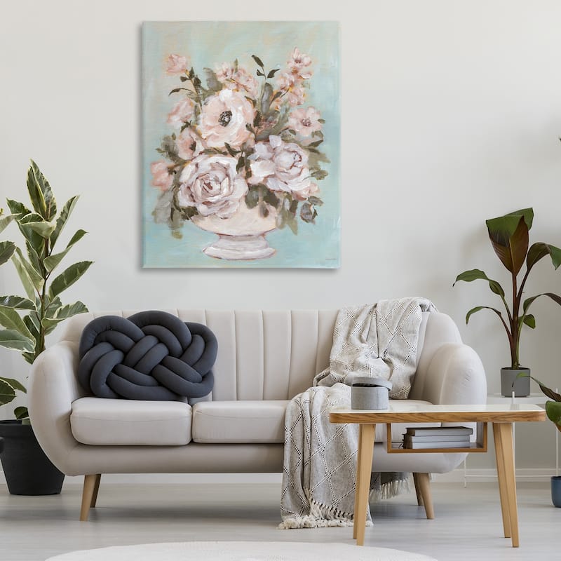 Stupell Sophisticated Flower Bouquet Canvas Wall Art Design By Amanda Hilburn