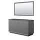 Option Dark Gray, Brushed Nickel Trim, No Top