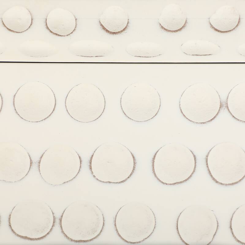 Sculptural Decorative Box with Lid and Gold Accent Handle - 7"