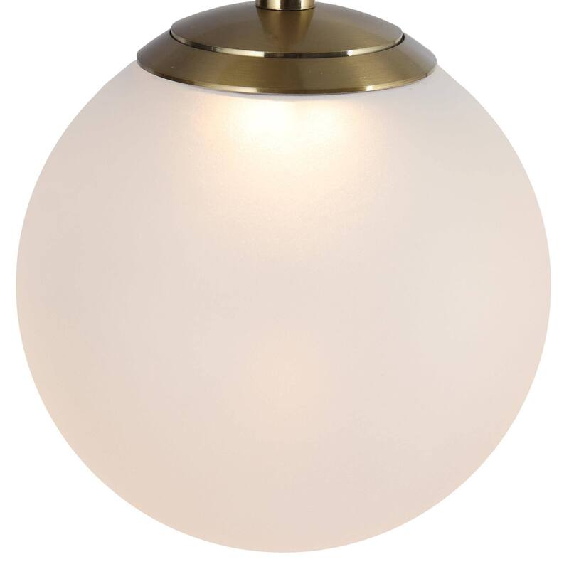 Icey Modern 5-Light Gold LED Chandelier Glass Pendant Light for Dining Room