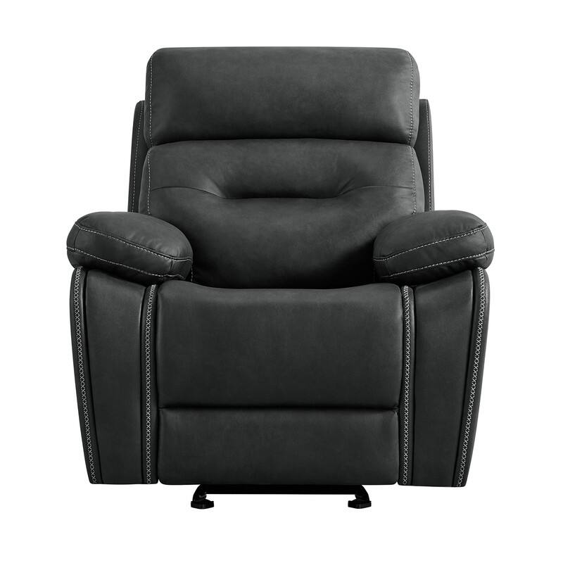 Spruce & Spring Lauren Manual Recliner Glider Rocker Chair for Living Room