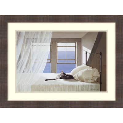 Framed Art Print 'Nap Time' by Zhen-Huan Lu 25 x 19-inch