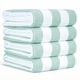 preview thumbnail 2 of 6, American Soft Linen, Premium Cotton 4 Pack Beach Towels, 30 x 60 Cabana Striped Pool Towels