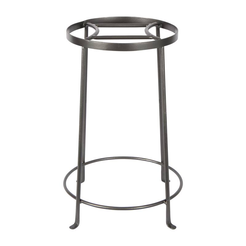 Achla Designs Indoor Outdoor Diamond Shaped Argyle Plant Stand III, 18 Inch Tall, Roman Bronze Powder Coat Finish