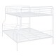 preview thumbnail 26 of 34, Full XL over Queen Metal Bunk Bed with Full Length Guardrail, Convertible Design, Easy Assembly