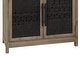 preview thumbnail 7 of 7, Spruce & Spring Vintage Rustic Solid Wood Tall Display Cabinet, Natural Wood Glass Door Storage Cabinet