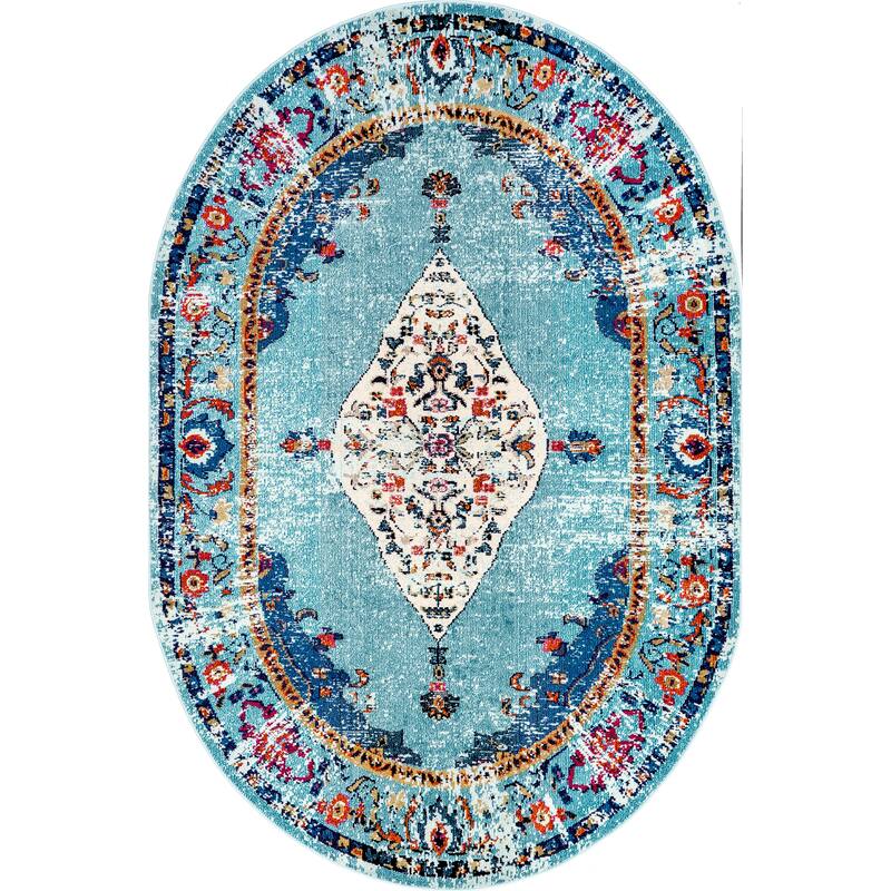 Nuloom Vintage Medallion Veronica Area Rug