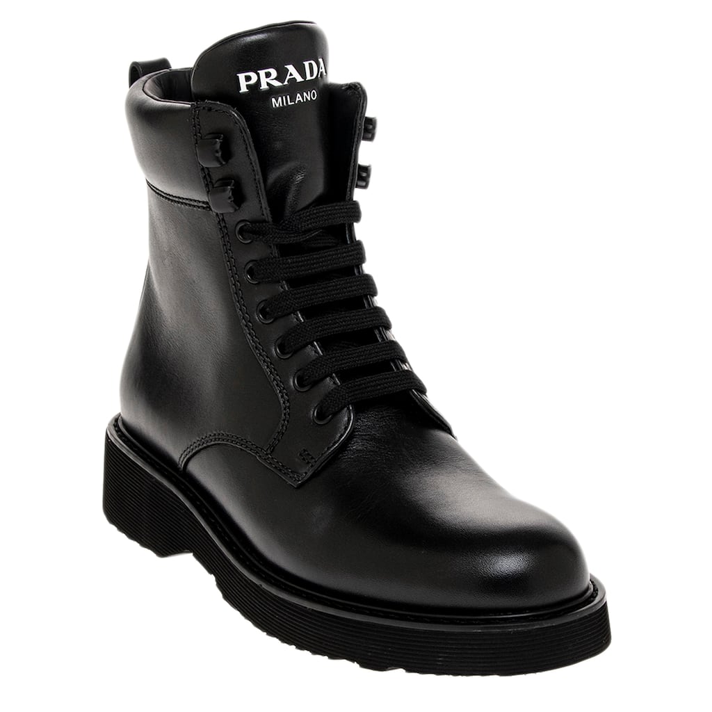 Prada Combat Ankle Boots
