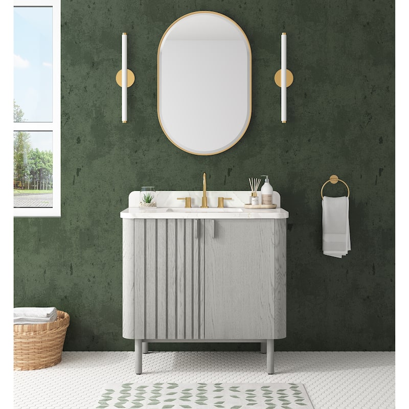 Avanity Blakely 36 in. Vanity Only in Gray Oak finish