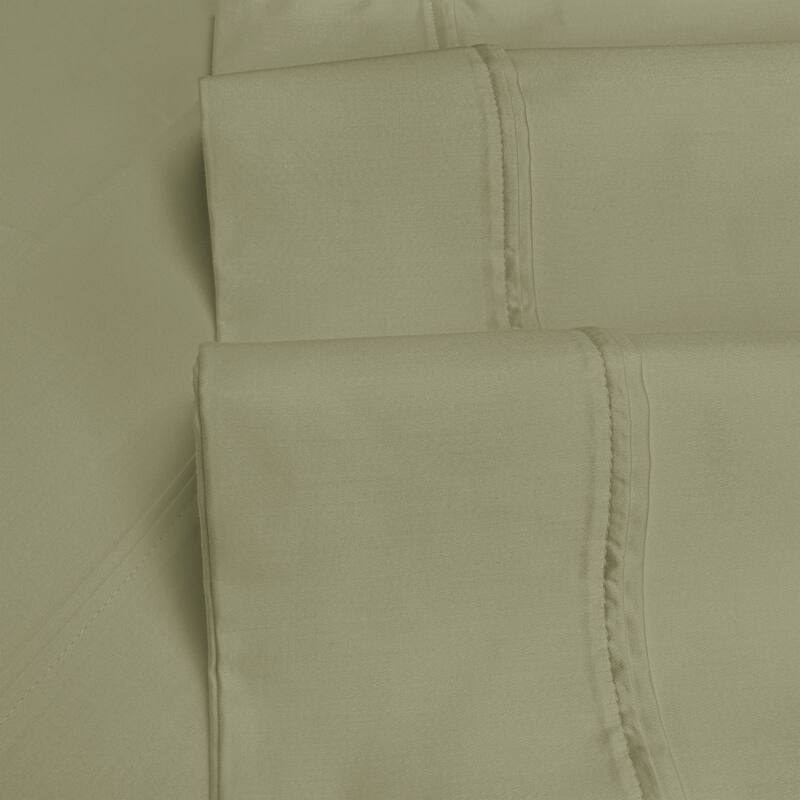 ﻿Superior 1200 Thread Count Egyptian Cotton Solid Bed Sheet Set