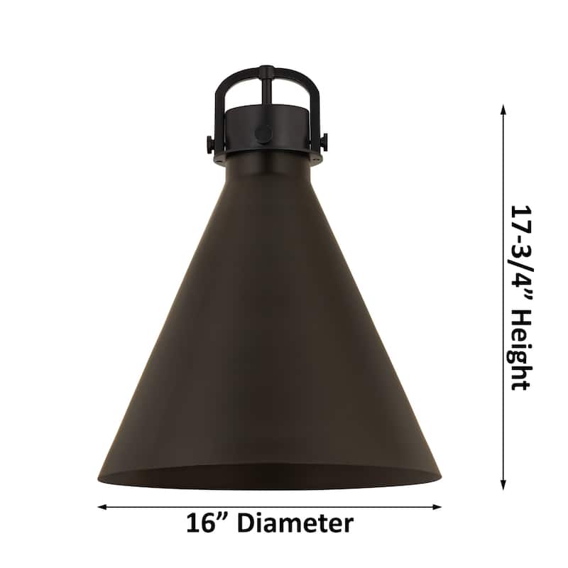 Innovations Lighting 410-1SL-20-16 Newton Cone Pendant Newton Cone 16"