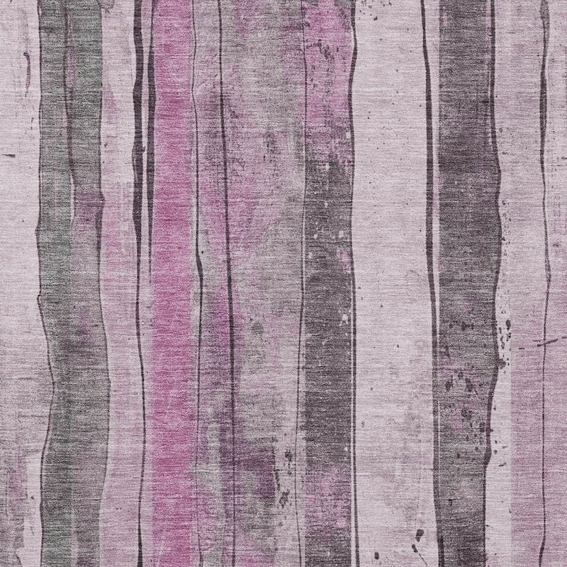 HomeRoots Striped Transitional Rectangle Outdoor Rug