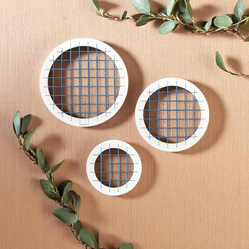 3-Piece Memory Board Wall Decor - Blue