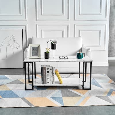 Moda Tabletop Iron Coffee Table
