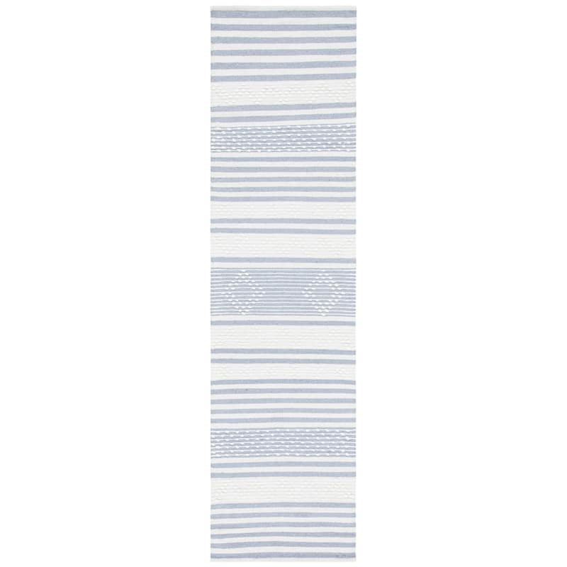 SAFAVIEH Handmade Striped Kilim Venessa Modern Cotton Rug